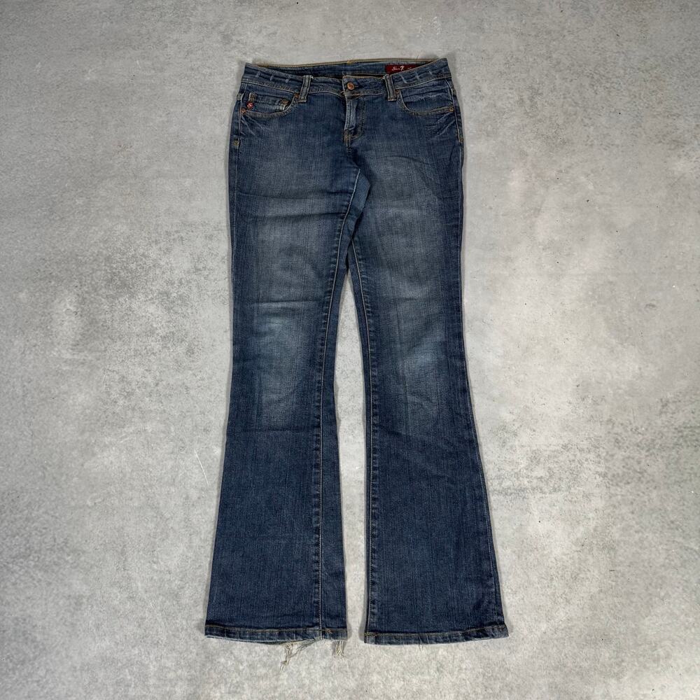 Seven 7 Flare Jeans Medium Wash - Size: 27
